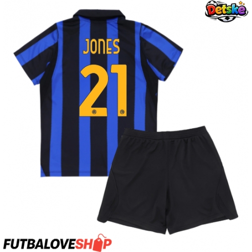 Dres Inter Milan Curtis Jones #21 Domáci pre deti 2026-27 Krátky Rukáv (+ trenírky)